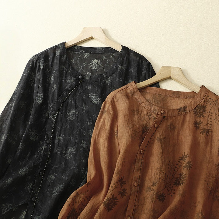 ADELA LINEN BLOUSE