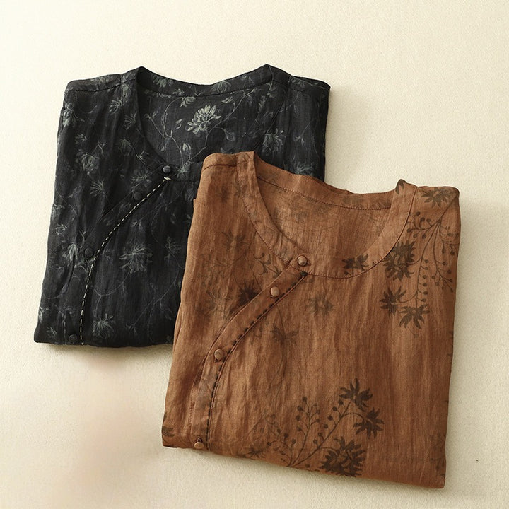 ADELA LINEN BLOUSE