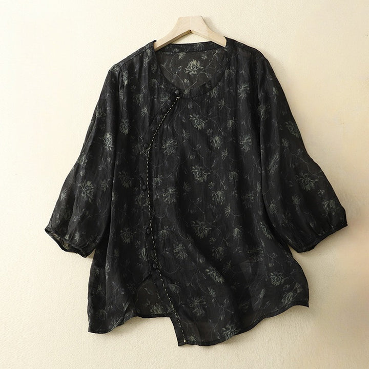 ADELA LINEN BLOUSE