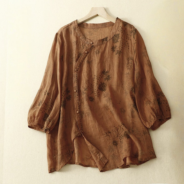 ADELA LINEN BLOUSE