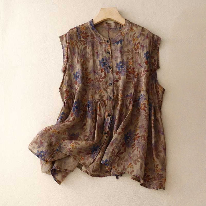 HAZEL LINEN TOP
