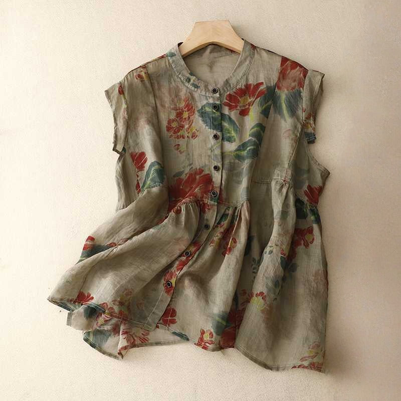 HAZEL LINEN TOP