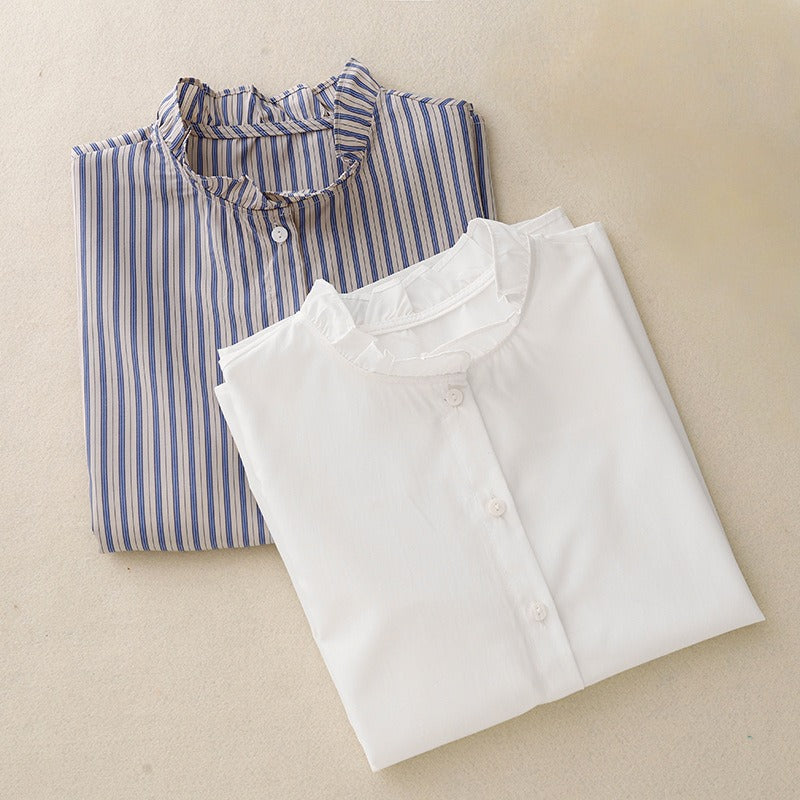 NANCY LINEN TOP