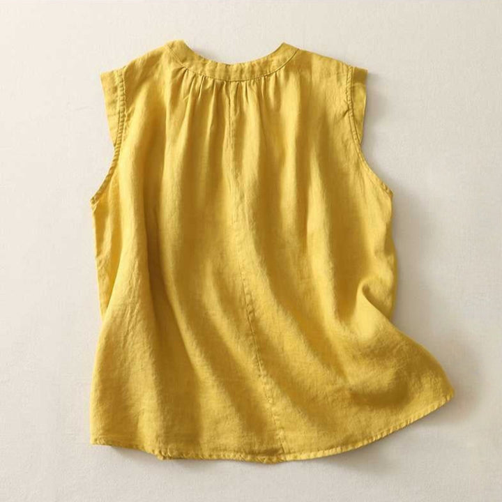 MILANA LINEN BLOUSE
