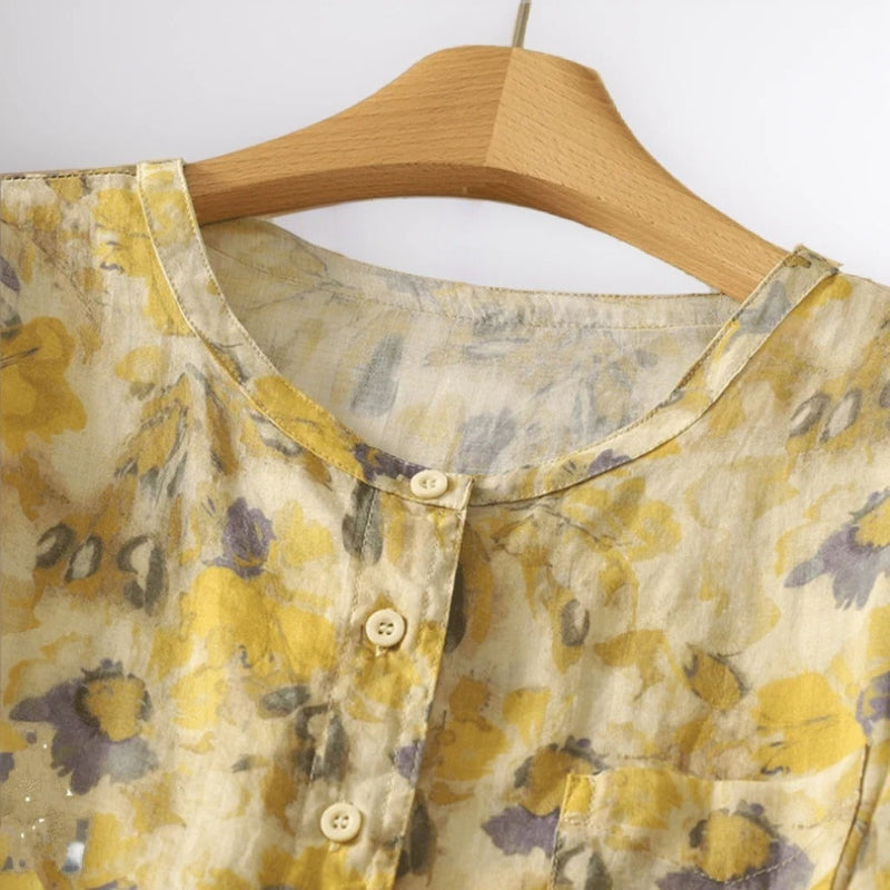 ELIZA LINEN BLOUSE