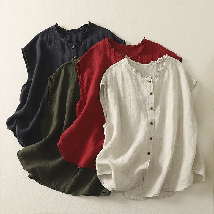 NINA LINEN  BLOUSE