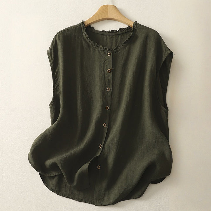 NINA LINEN  BLOUSE