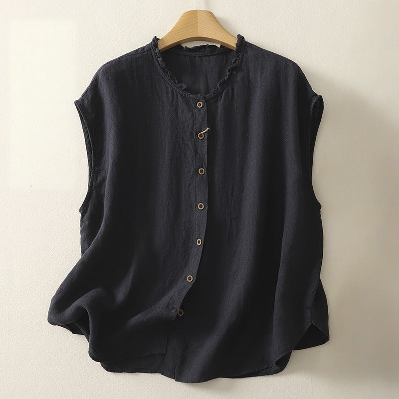NINA LINEN  BLOUSE
