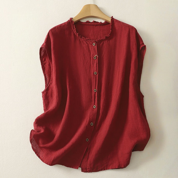 NINA LINEN  BLOUSE
