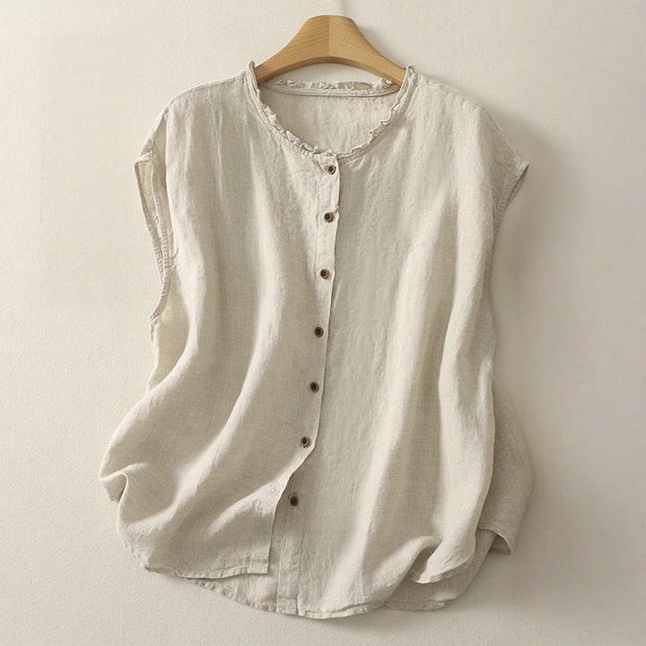 NINA LINEN  BLOUSE