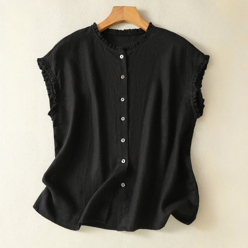 SERENA LINEN  BLOUSE