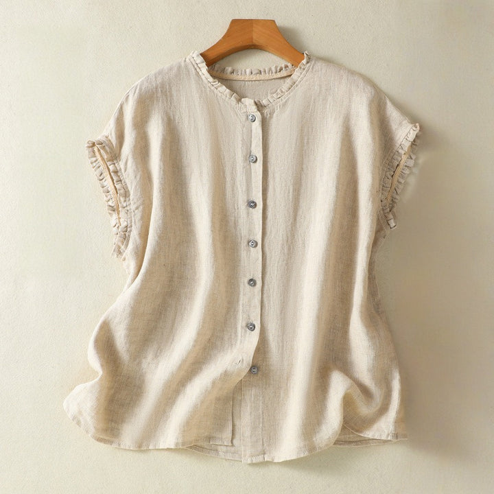 SERENA LINEN  BLOUSE