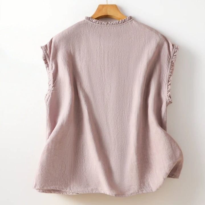 SERENA LINEN  BLOUSE