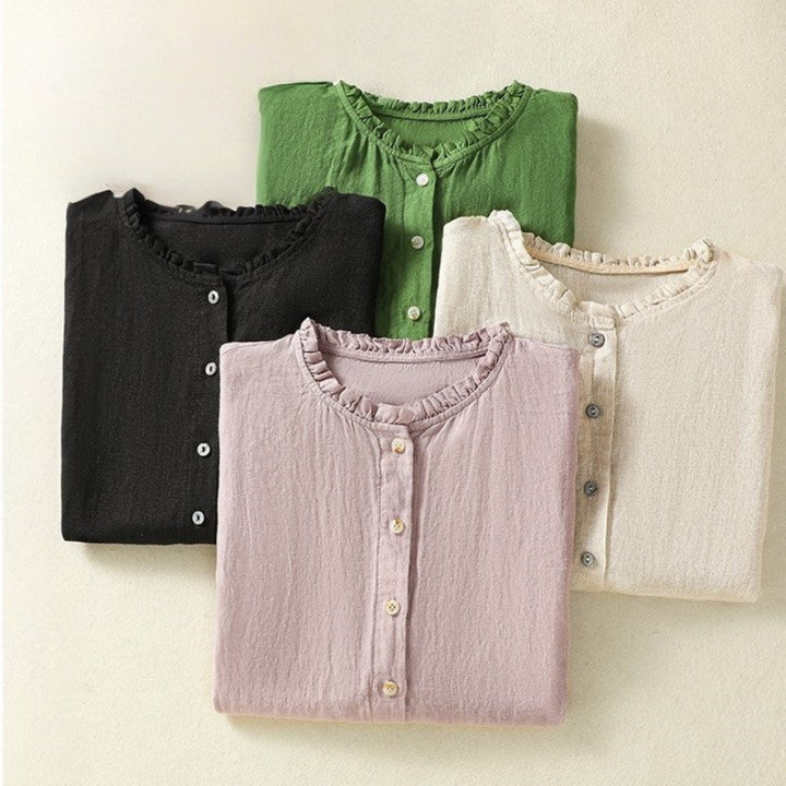 SERENA LINEN  BLOUSE