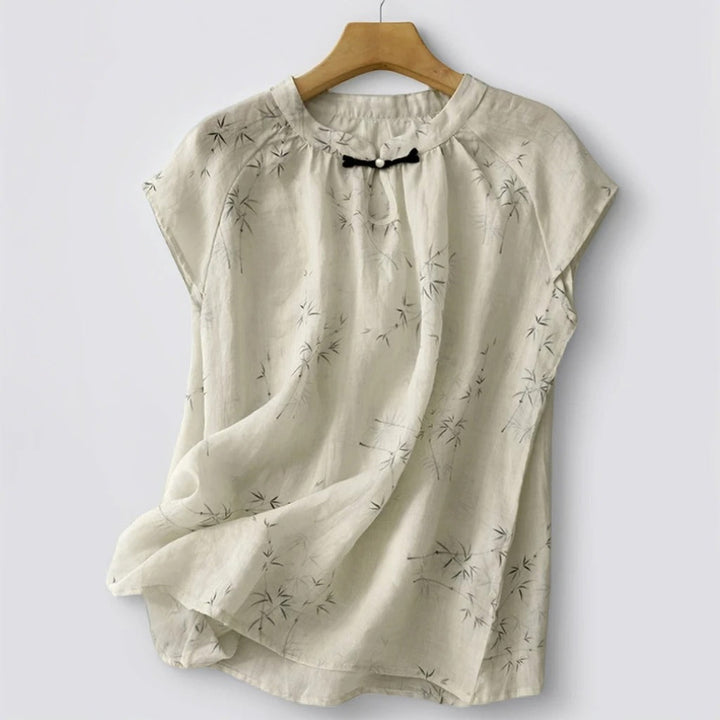 MIA LINEN BLOUSE