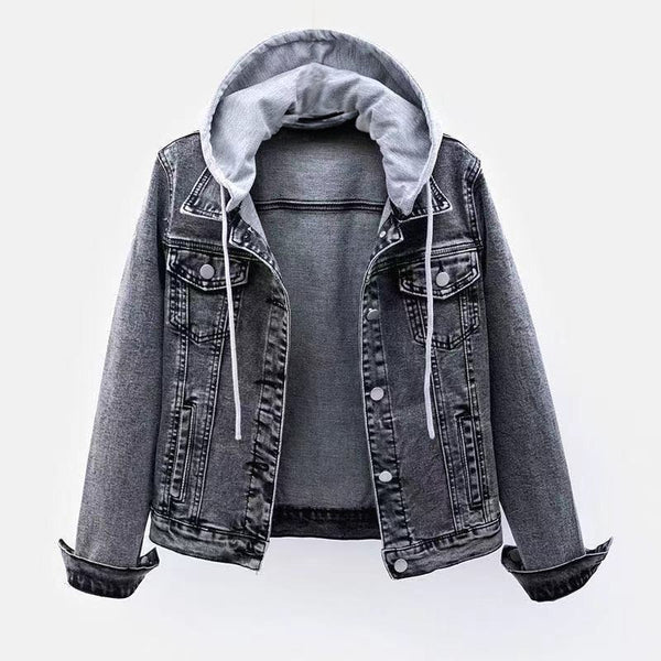 MELLY HOODED DENIM JACKET