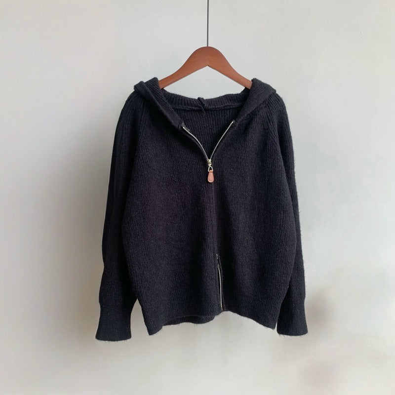 ELLA HOODED CARDIGAN