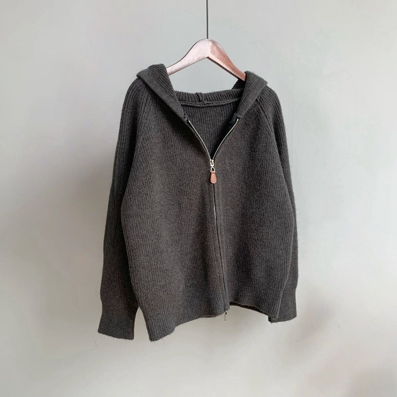ELLA HOODED CARDIGAN