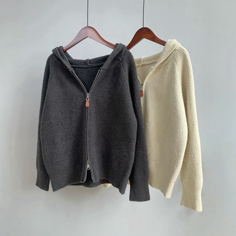 ELLA HOODED CARDIGAN