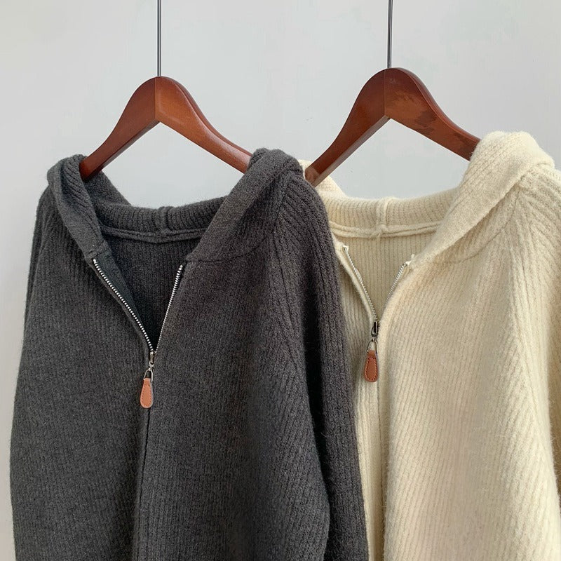 ELLA HOODED CARDIGAN