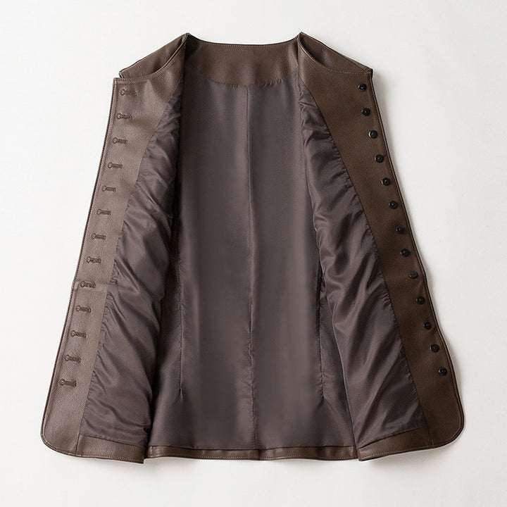ANNA LEATHER VEST