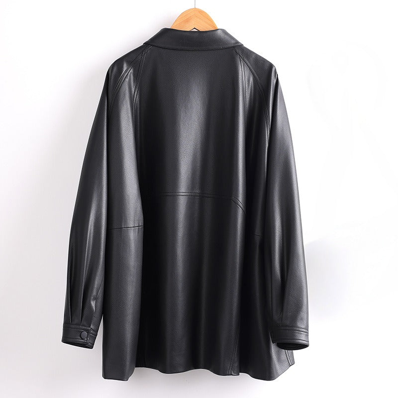 MELISSA™ GENUINE LEATHER  COAT