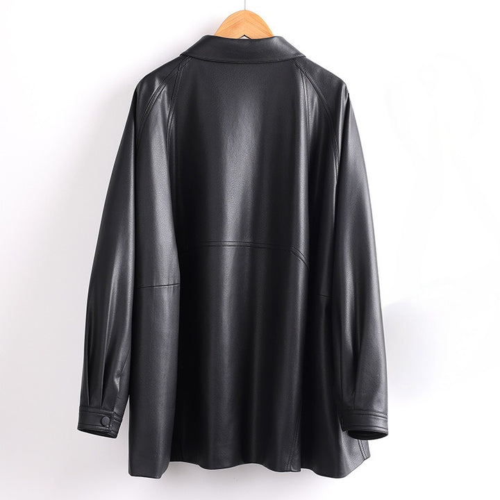 MELISSA™ GENUINE LEATHER  COAT