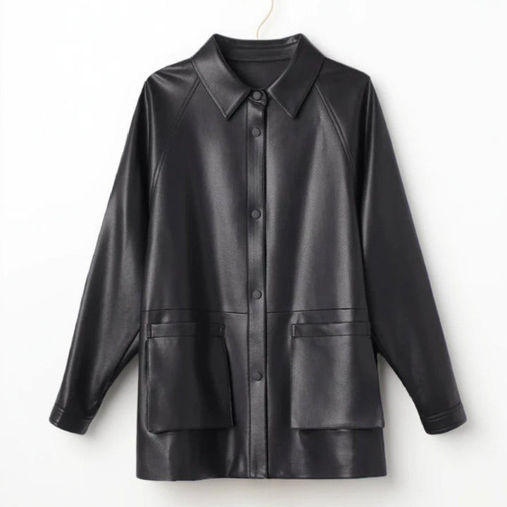 MELISSA™ GENUINE LEATHER  COAT
