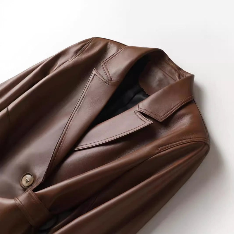 ENRICA™ LEATHER  COAT