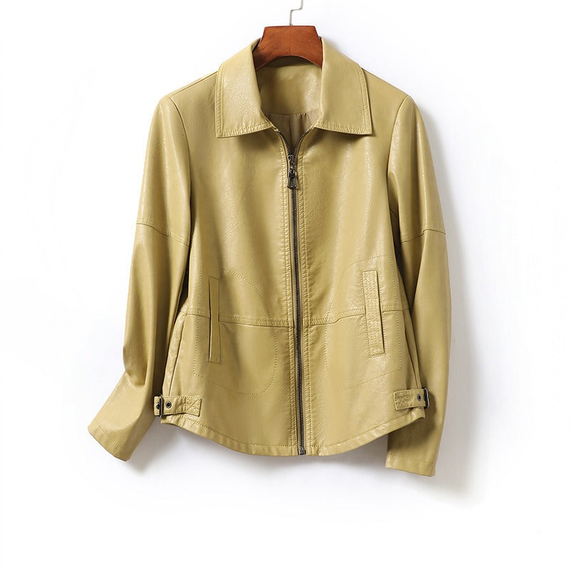 ENRICA™ GENUINE LEATHER JACKET