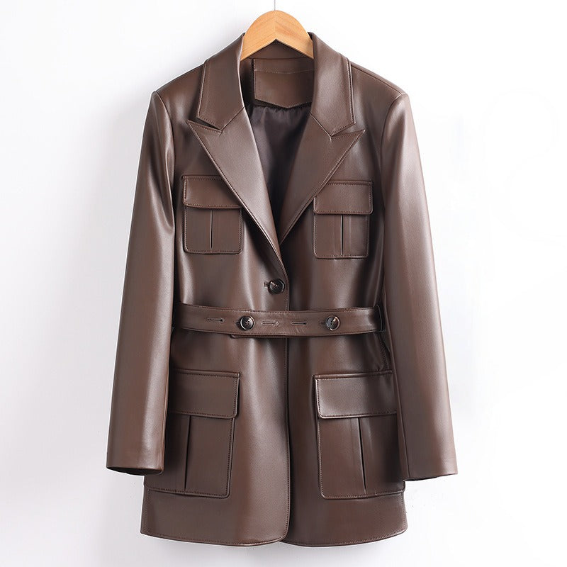 EMMA™ LEATHER COAT