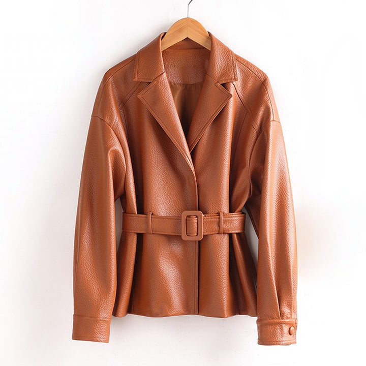 TINA™ GENUINE LEATHER JACKET