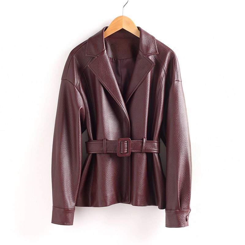 TINA™ GENUINE LEATHER JACKET