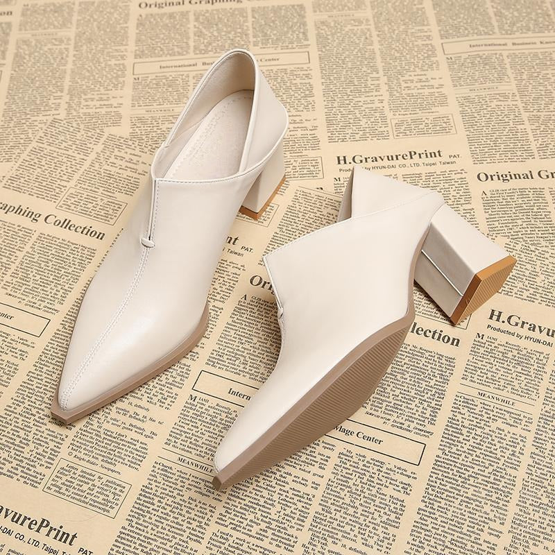 MILA™  LEATHER HEELS