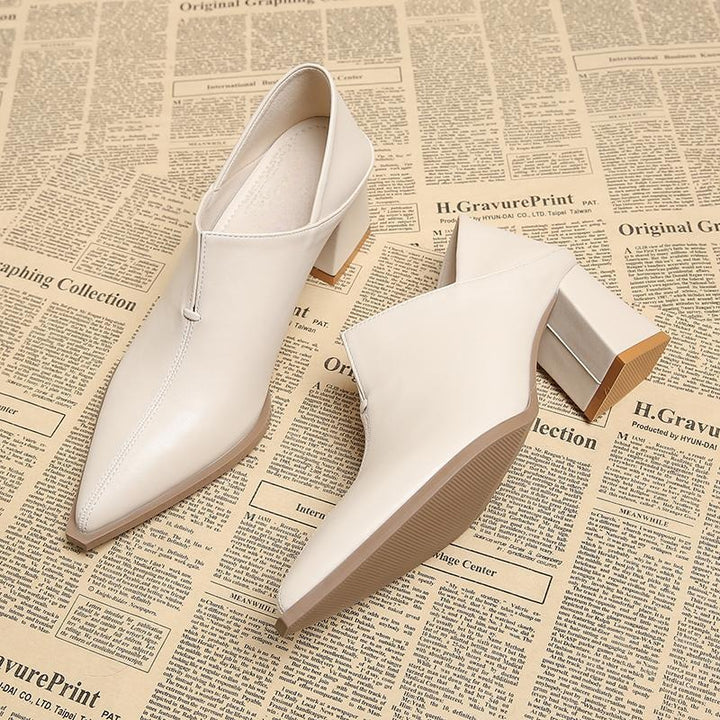 MILA™  LEATHER HEELS