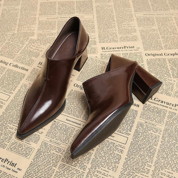 MILA™  LEATHER HEELS