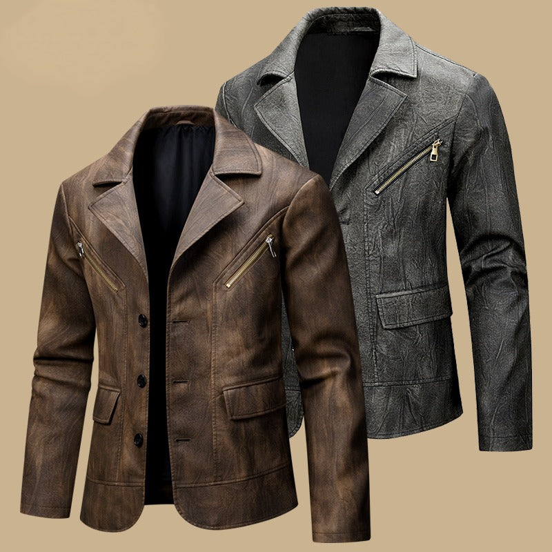 REGAL LEATHER BLAZER