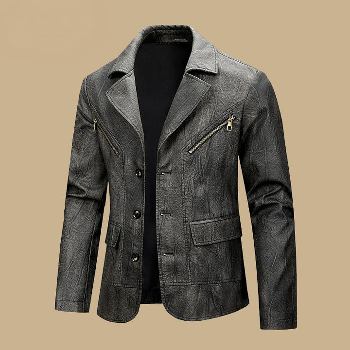 REGAL LEATHER BLAZER