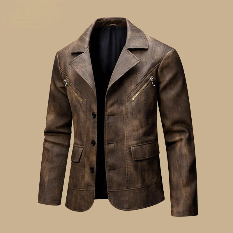 REGAL LEATHER BLAZER