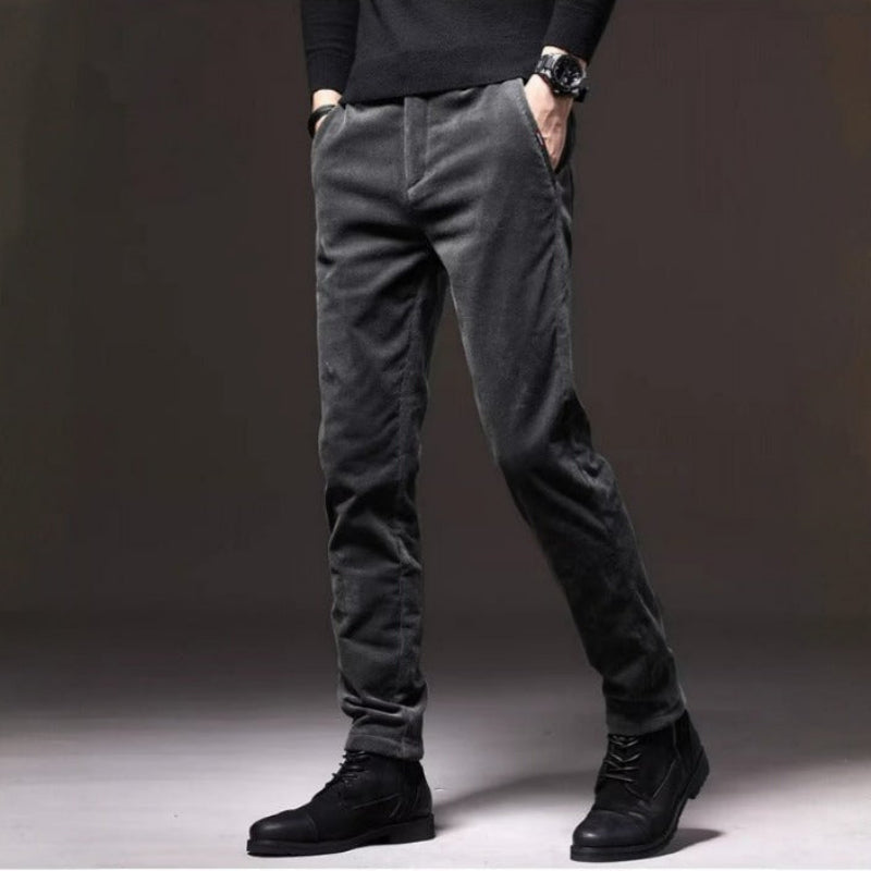 ULTRA-SOFT FLEECE-LINED CORDUROY PANTS