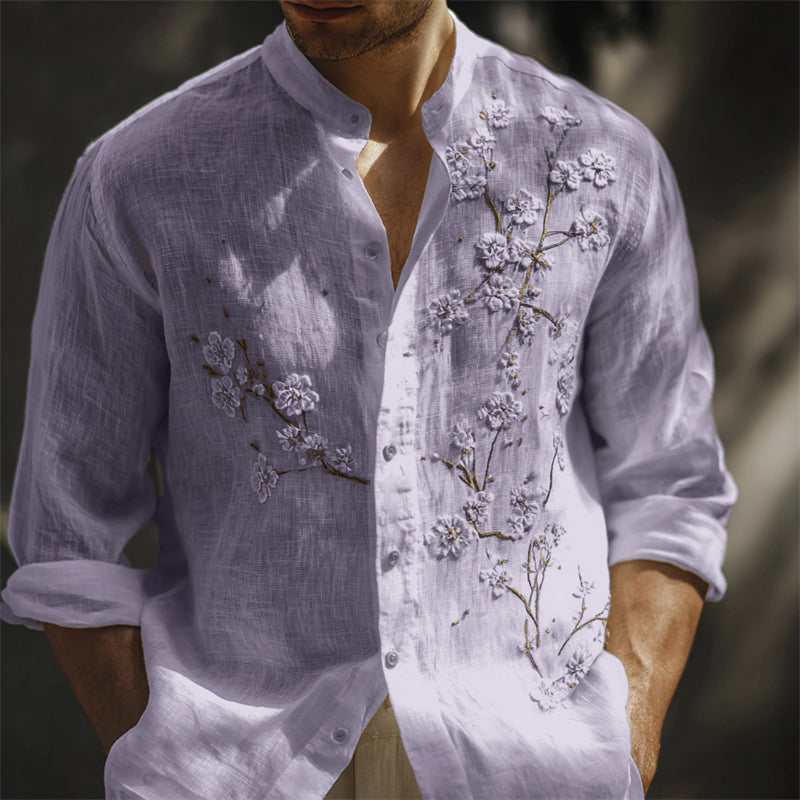 LUCA™ LINEN BLOSSOM SHIRT