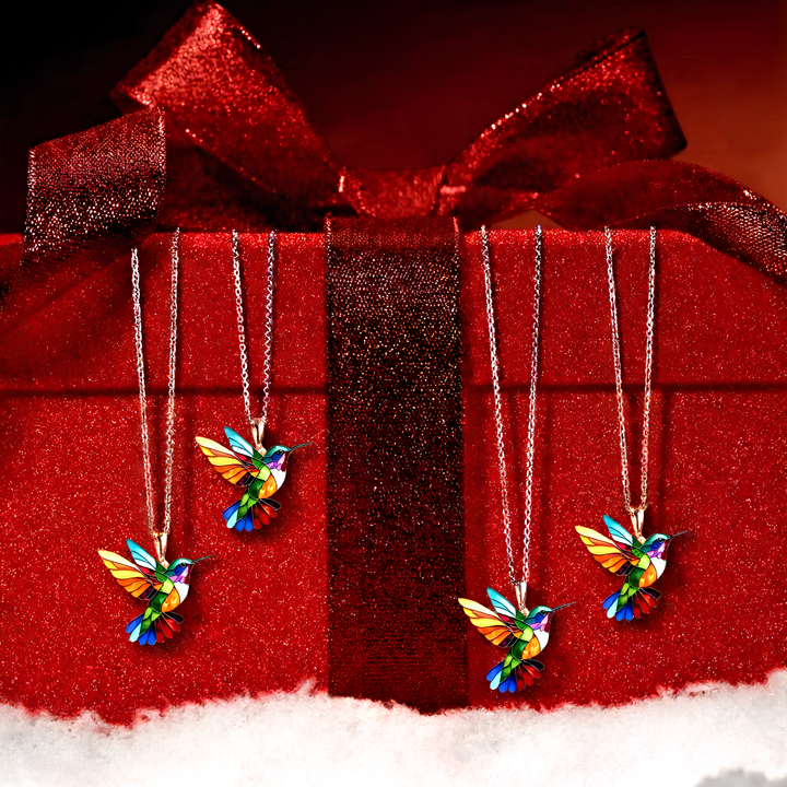 Colibri Lucky Charm Earrings with Free Matching Necklace