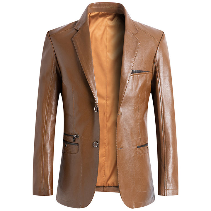 RICHY LEATHER BLAZER