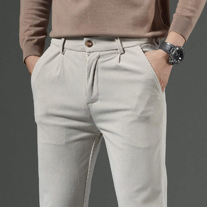 SLIM FIT CORUROY PANT