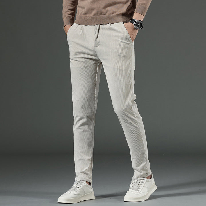 SLIM FIT CORUROY PANT