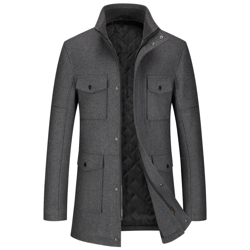 SALVATORE™ WOOL OVERCOAT