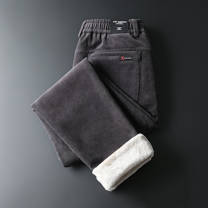 ULTRA-SOFT FLEECE-LINED CORDUROY PANTS