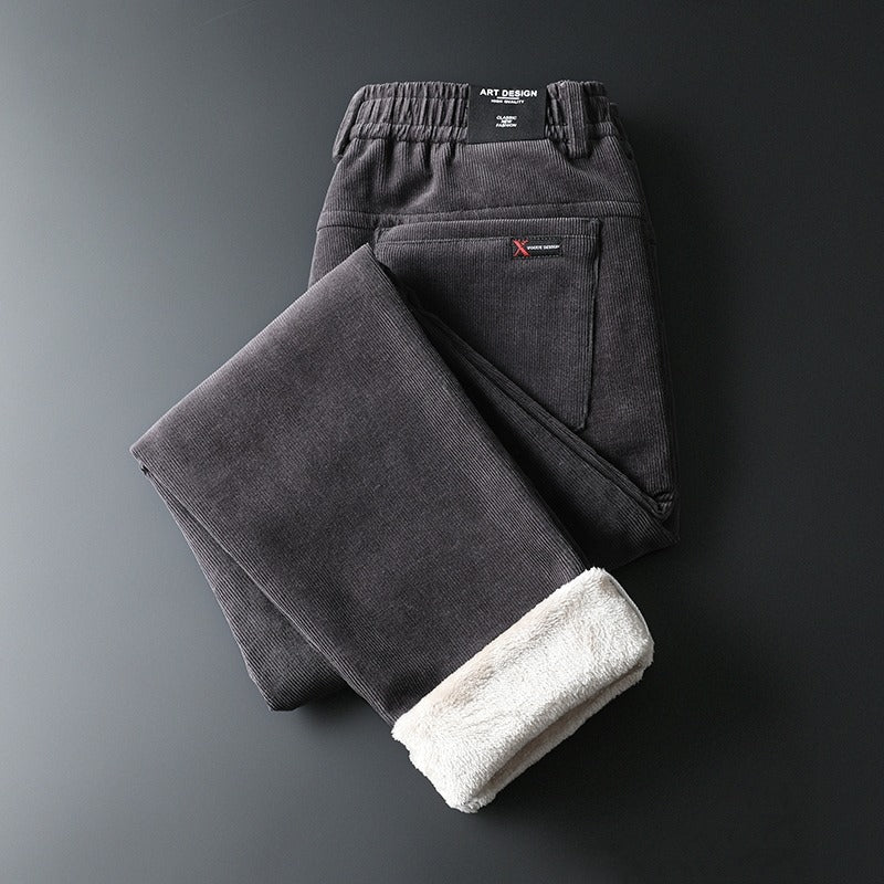 ULTRA-SOFT FLEECE-LINED CORDUROY PANTS