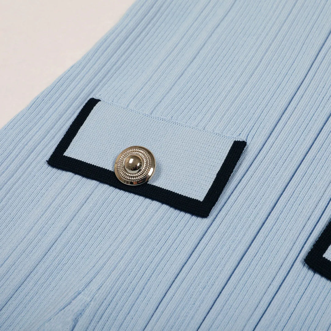 ALENA™ BUTTON MINI DRESS