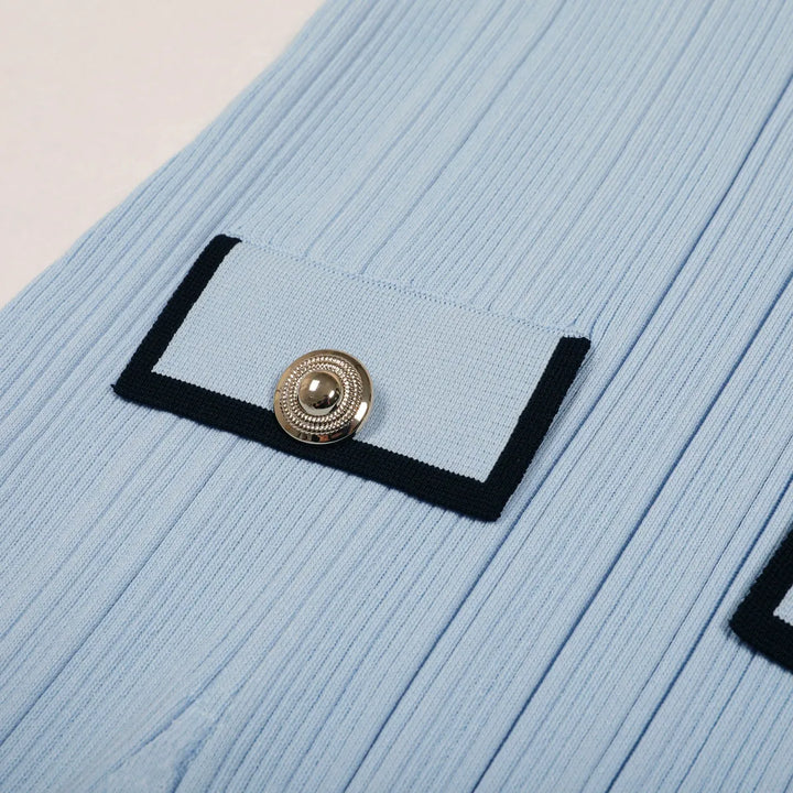 ALENA™ BUTTON MINI DRESS